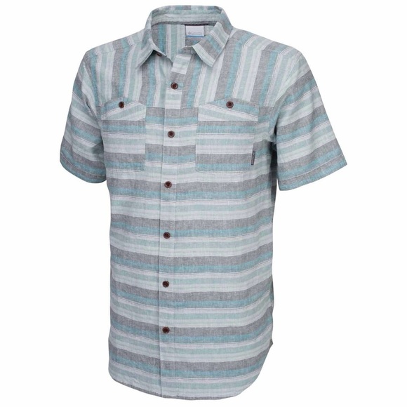 Columbia short sleeve casual button down shirt - Picture 1 of 5